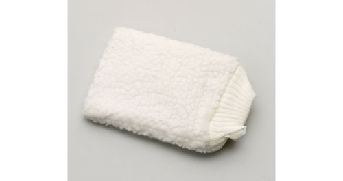 Equi-Essentials Fleece Wipe Applicator Mitt - White