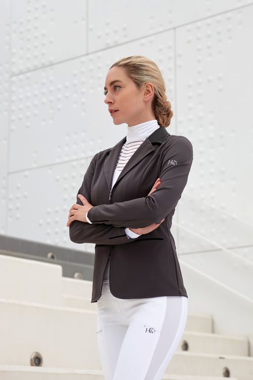 Horseware Women's Flow2 Tech Competition Jacket - Dark Grey