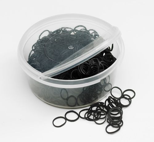 Equi-Essentials Rubber Braids 800 Pack - Brown