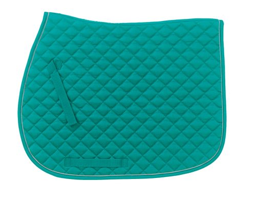 Ovation Coolmax Piped All Purpose Pad - Teal/Silver