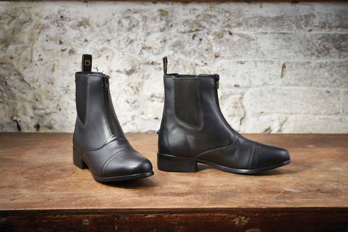 Dublin Women's Elevation Zip Paddock Boots - Black