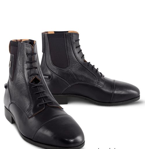 Tredstep Medici II Lace and Rear Zip Boot - Black