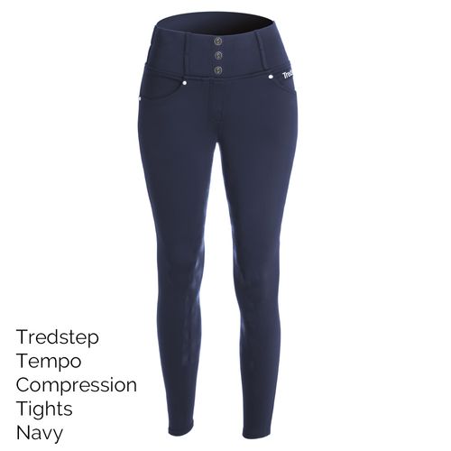Tredstep Women's Tempo Compression Tights - Navy