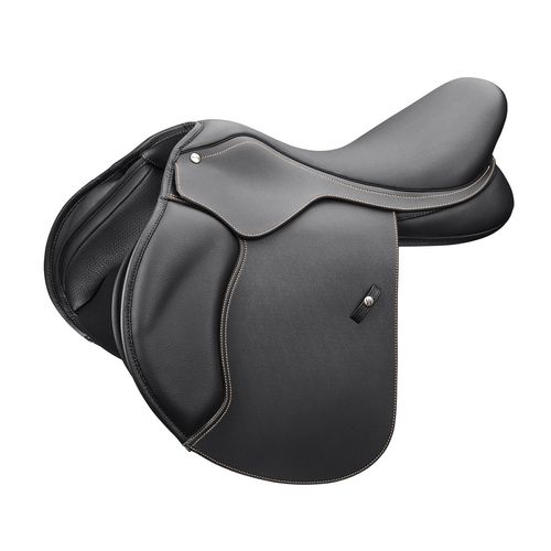 Wintec 500 Flocked Jump Saddle - Black