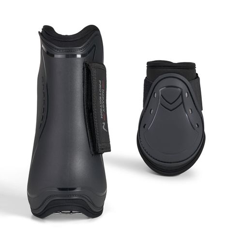 Horze Armour Airflow Tendon and Fetlock Boot Set - Black