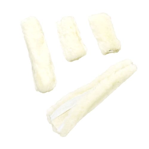 Horze Sheepskin Halter Tube Set - Off White