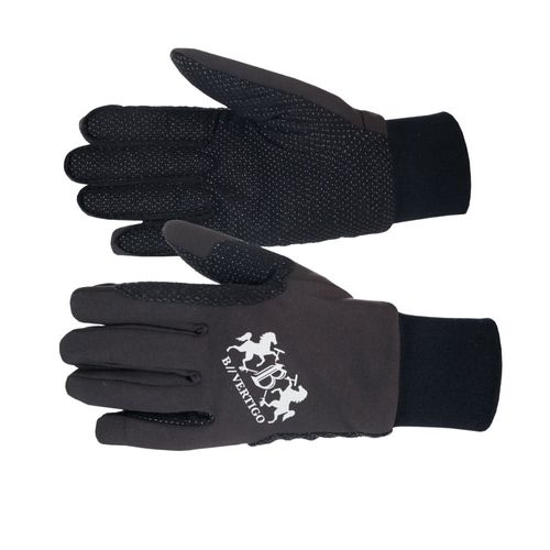 B Vertigo Thermo Riding Gloves - Jet Black