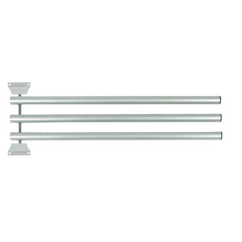 Horze 3 Piece Folding Blanket Rack - Silver