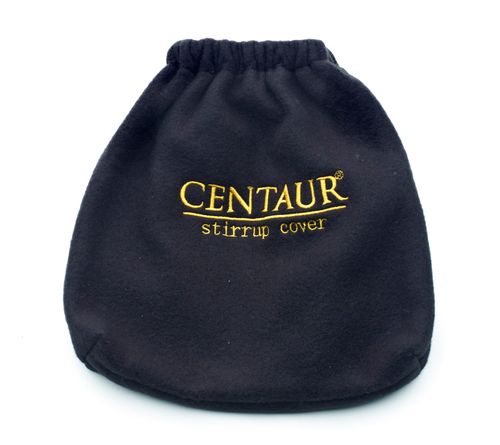 Centaur Fleece Stirrup Cover - Black