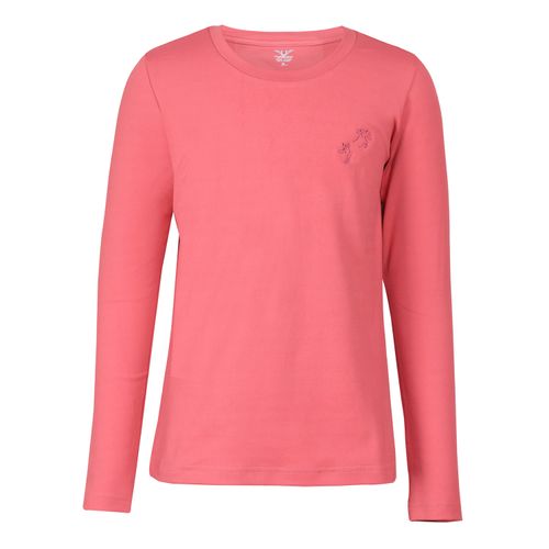 TuffRider Kids' Whimsical EquiCool Long Sleeve Shirt - Holly Berry