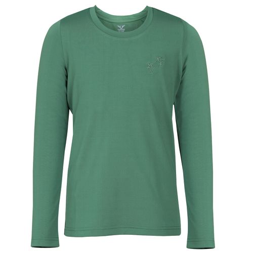 TuffRider Kids' Whimsical EquiCool Long Sleeve Shirt - Duck Green