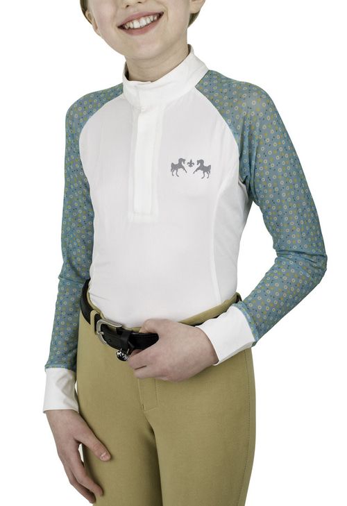 Equine Couture Kids' Smyrna Show Shirt - Daisy