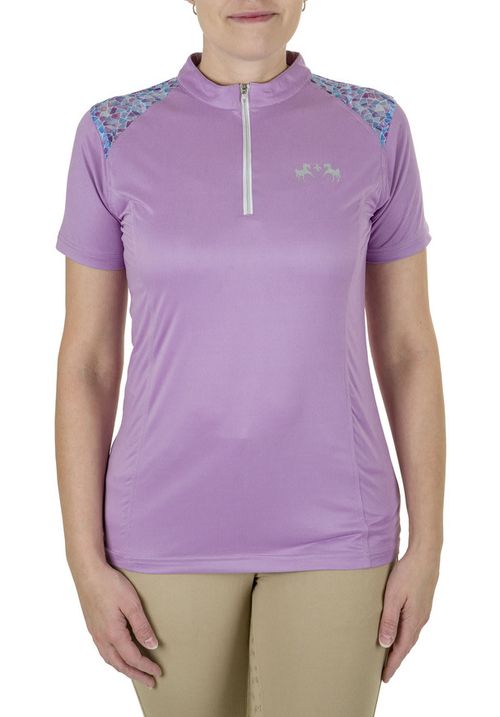 Equine Couture Women's Smyrna Sport Shirt - Dusty Purple/Mosaic