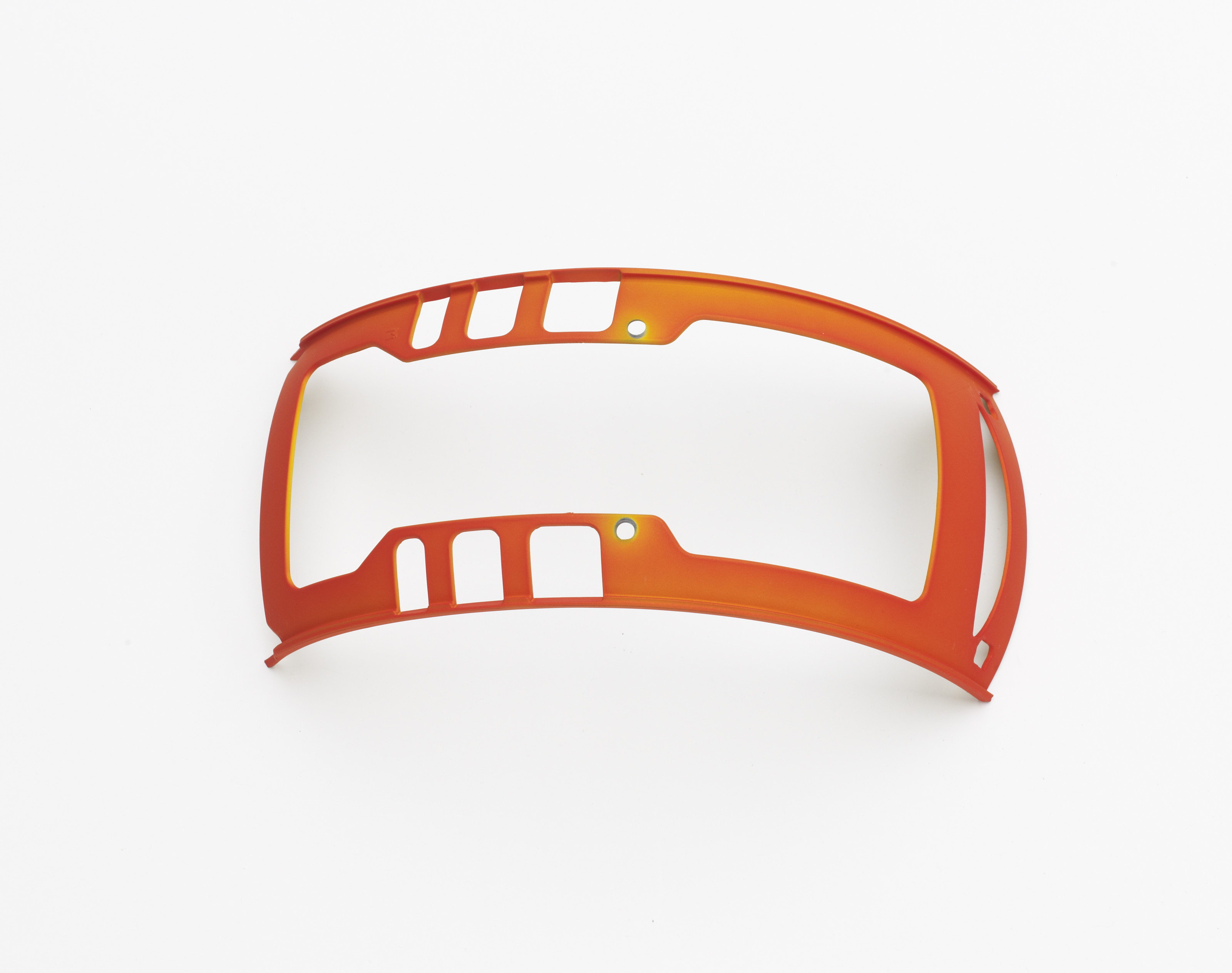 Chrome Helmet Trim One K CCS Vent Stripe Rail - Chrome Custom Color System Helmet Accessory Helmet Customization Parts