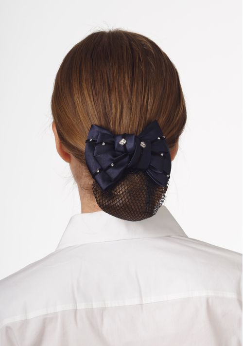 Ovation Premium Show Bow - Navy Gem Floral