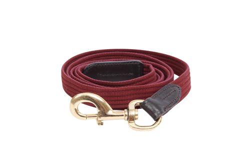 Kincade Leather Web Lead - Burgundy/Brown