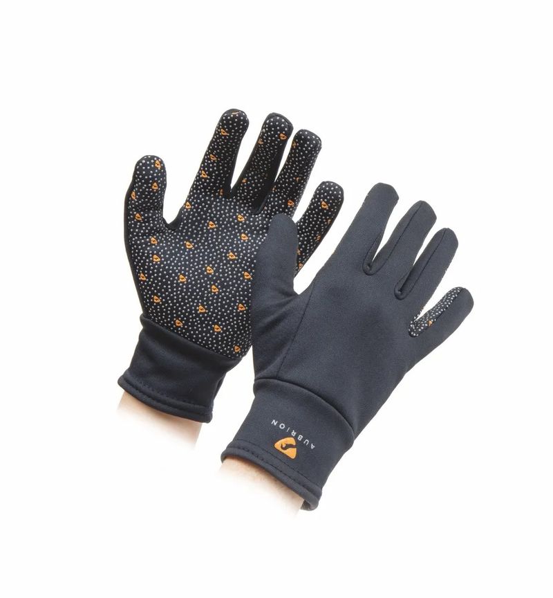 Ladies Shires Aubrion Patterson Winter Gloves in Black 