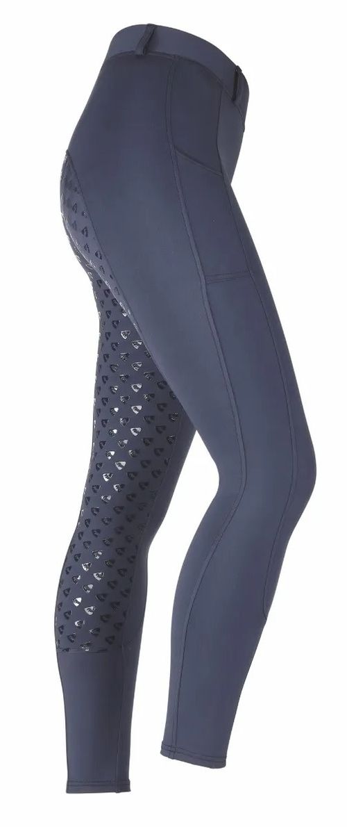 Shires Aubrion Women's Albany Full Seat Riding Tights - Navy