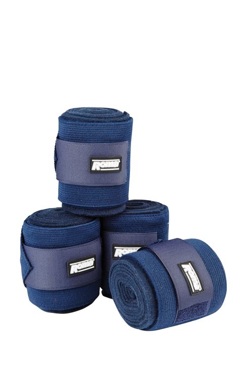 Roma Elastic Fleece Combi Bandage - Navy