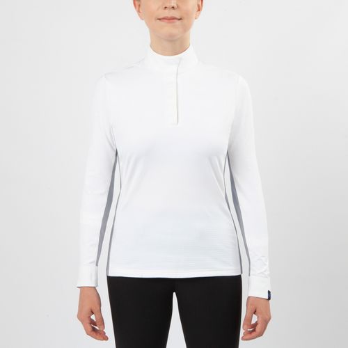 Irideon Women's Ciara IceFil Show Shirt - White/Dove Grey