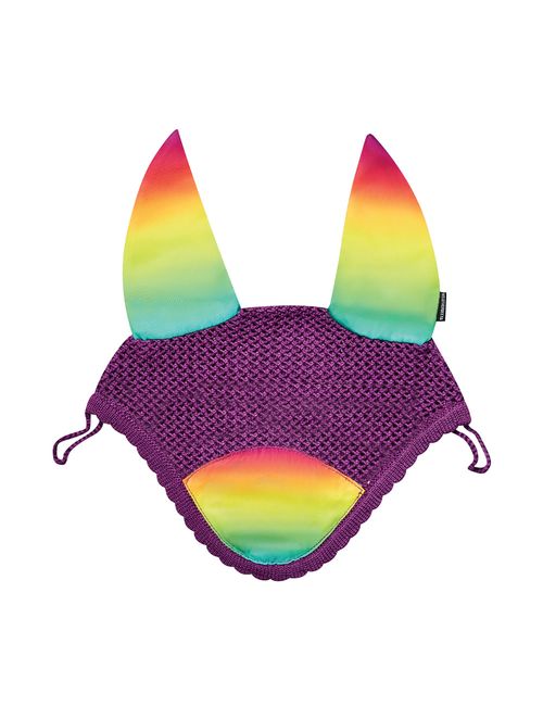 Weatherbeeta Prime Ombre Ear Bonnet - Rainbow Dream