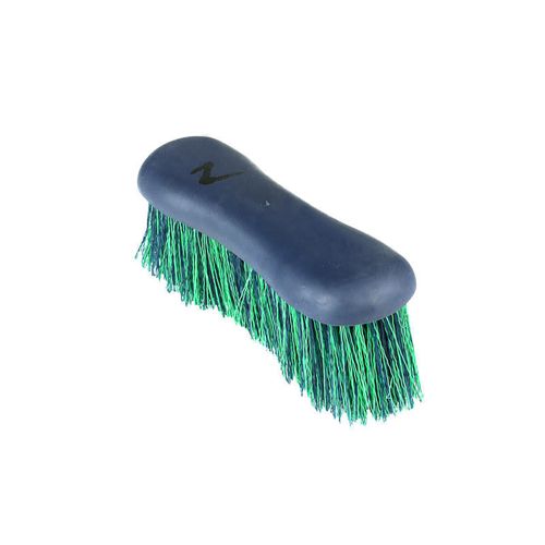 Horze Soft Grip Long Bristle Dandy Brush - Dark Blue