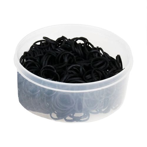 Horze 500 Piece Braiding Bands - Black