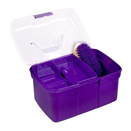 Horze Junior Grooming Box - Purple