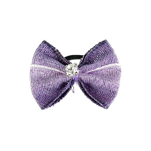 Horze Metallic Mane Bows - Purple