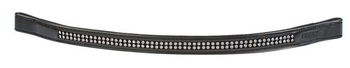 Harmohn Kraft Aristocrat Double Diamond Browband 3/4in - Black