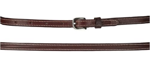 Harmohn Kraft Plain Raised Belt 1/2in - Brown