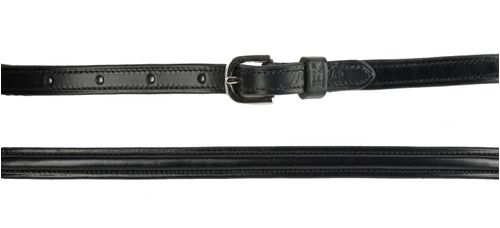 Harmohn Kraft Plain Raised Belt 5/8in - Black
