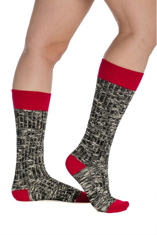 Horseware Winter Wooly Socks - Lollipop Red