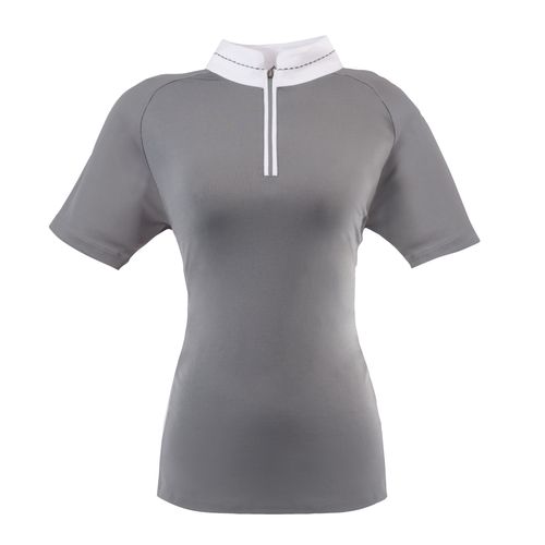 Ovation Women's Elegance Sparkle Show Shirt - Grey