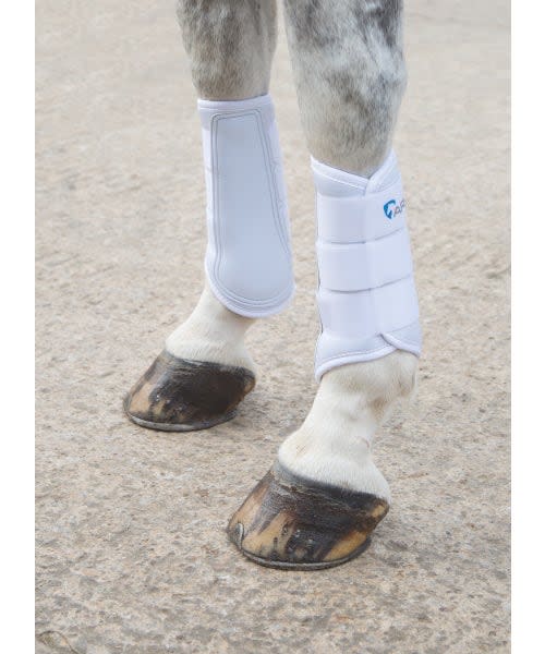 Shires ARMA Neoprene Brushing Boots - White