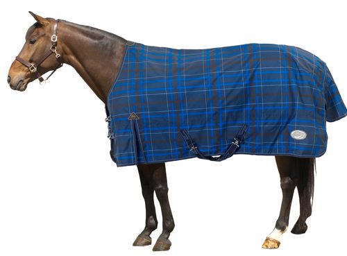 Pessoa Alpine 1200D Turnout 300g - Navy/Black Plaid