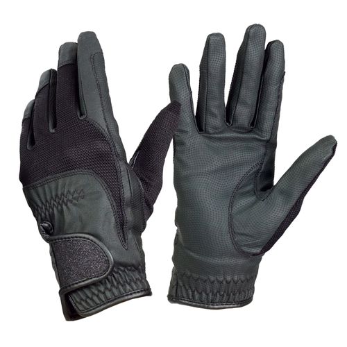 Ovation Women's Pro-Grip Glitter Show Gloves - Black