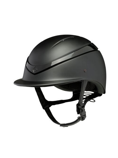 Charles Owen Luna Helmet - Black Matte/Black Gloss
