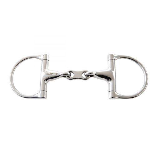 Korsteel Stainless Steel French Link Dee Ring Snaffle Bit