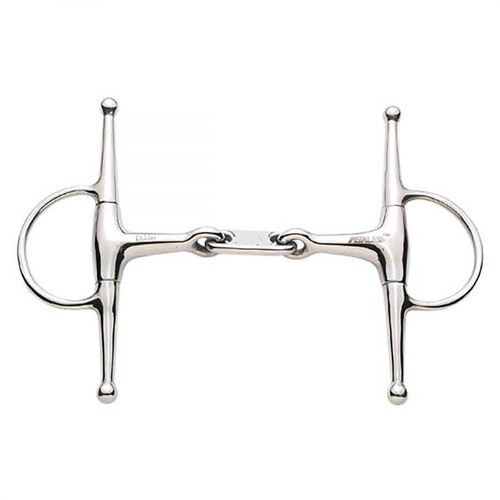 Korsteel Stainless Steel Dr Bristol Full Cheek Snaffle Bit