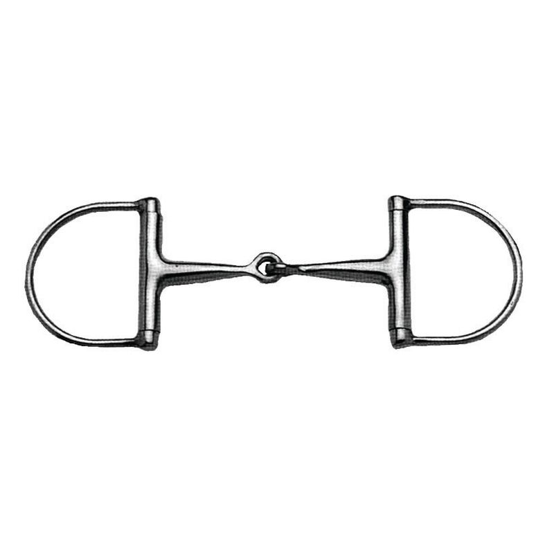 Korsteel Stainless Steel Hunter Dee Ring Snaffle Bit - Korsteel ...