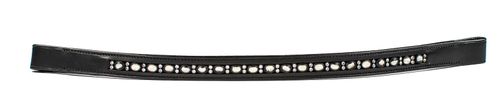 Harmohn Kraft Teardrop Crystal Browband 3/4in - Black