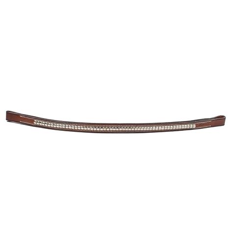 Harmohn Kraft Nickel Clincher Browband - Oakbark