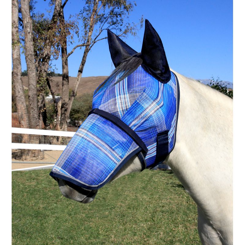 Kensington Signature Fly Mask Wnose Ears And Forelock Hole Kentucky