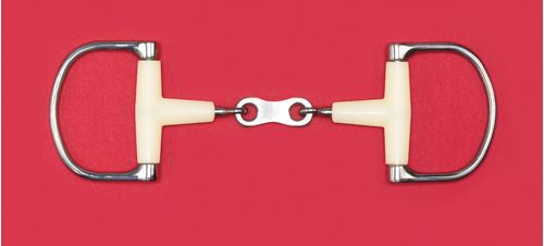 Happy Mouth Bits French Link Racing Dee - Stainless Steel