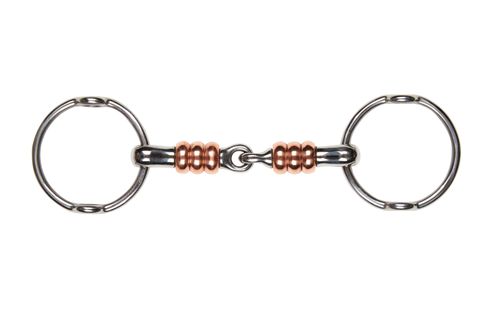 Korsteel Stainless Steel Jointed Gag W/Large Copper Rollers