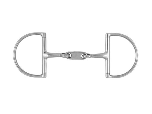 Korsteel Stainless Steel Dr Bristol Hunter Dee Ring Snaffle Bit