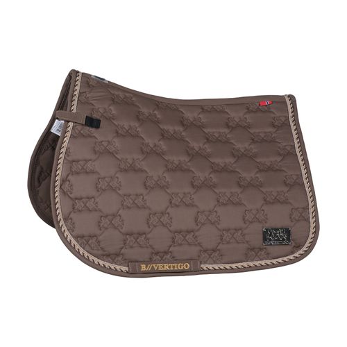 B Vertigo Monaco All Purpose Saddle Pad - Shiitake Beige
