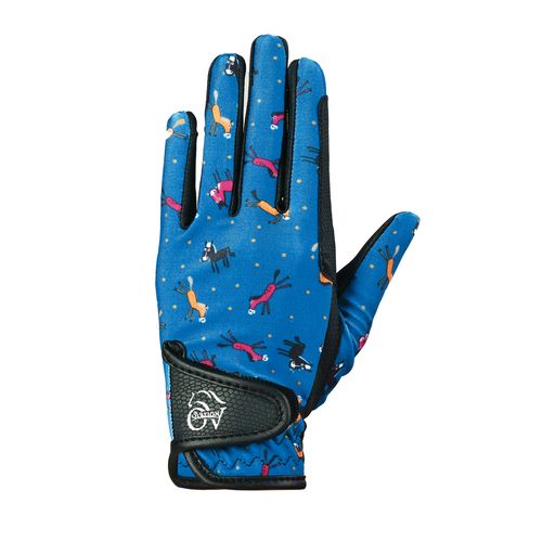 Ovation Kids' PerformerZ Gloves - C2050 Pony Print Blue