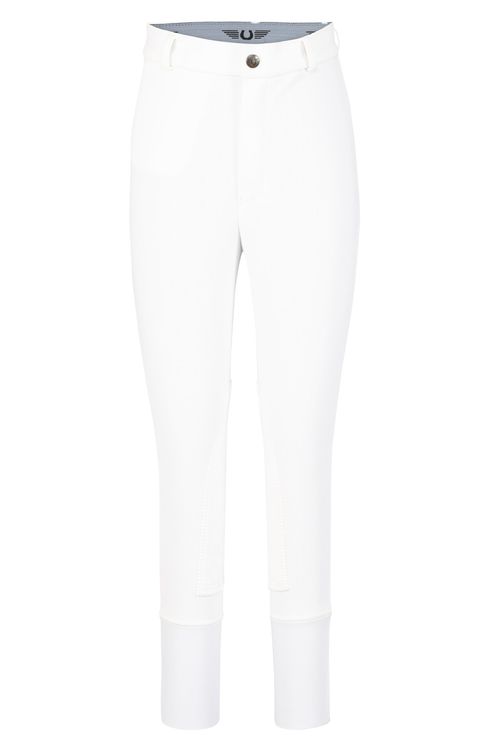 TuffRider Kids' Ribb Knee Patch Breeches - White